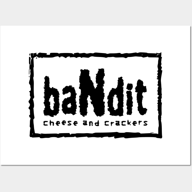 Bandit Cheese and Crackers Wall Art by Geekasms